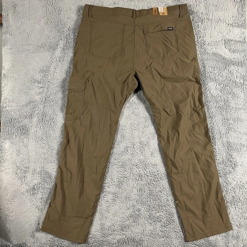 PrAna Stretch Zion Slim Pants 40x30 Hiking Climbing Belted Cargo New $95